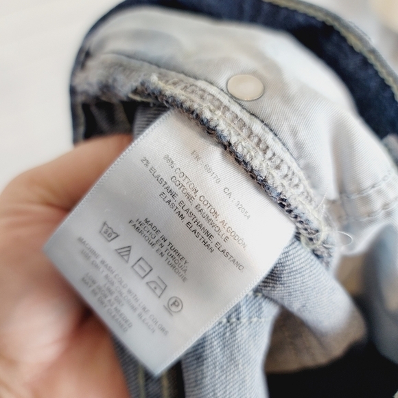 PILCRO & THE LETTERPRESS SLIM BOYFRIEND RAW HEM JEANS, sz 29 - Picture 7 of 8